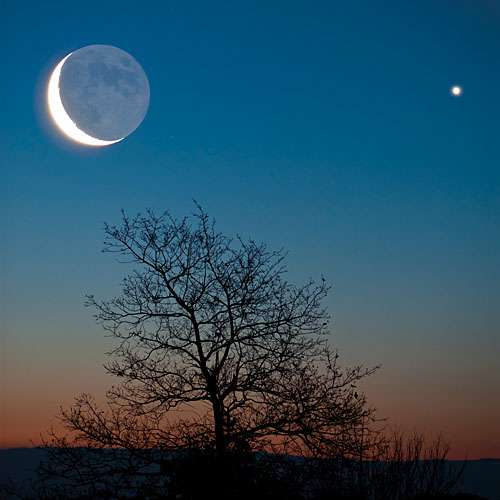 lune et vénus